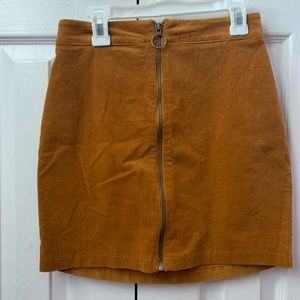 Small dark orange skirt